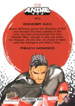 2020 Upper Deck Marvel Anime - Hyper Mosaic #74 Wonder Man Back