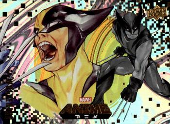 2020 Upper Deck Marvel Anime - Japanese Mega Moon #2 Wolverine Front