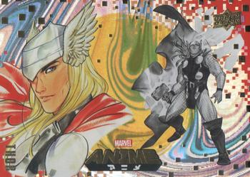 2020 Upper Deck Marvel Anime - Japanese Mega Moon #16 Thor Front