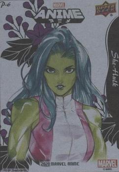 2020 Upper Deck Marvel Anime - Hanafuda #P-6 She-Hulk Front