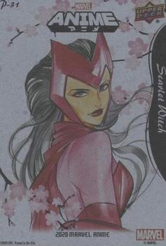 2020 Upper Deck Marvel Anime - Hanafuda #P-31 Scarlet Witch Front