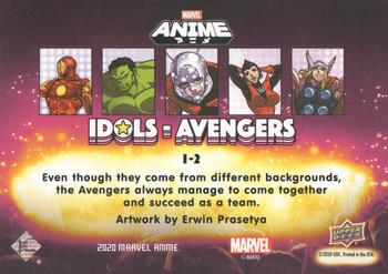 2020 Upper Deck Marvel Anime - Idols #I-2 The Avengers Back