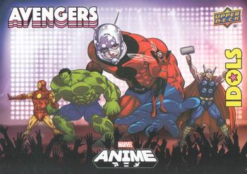 2020 Upper Deck Marvel Anime - Idols #I-2 The Avengers Front