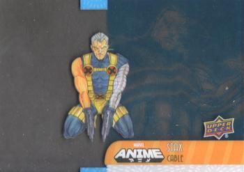 2020 Upper Deck Marvel Anime - Stax Top Layer #SS-2B Cable Front