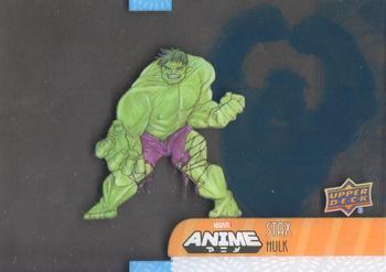 2020 Upper Deck Marvel Anime - Stax Top Layer #SS-6B Hulk Front