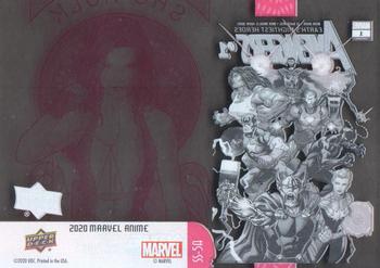 2020 Upper Deck Marvel Anime - Stax Middle Layer #SS-5A She-Hulk Back