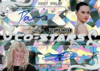 2020 Leaf Metal Pop Century - Co-Stars Dual Autographs Crystals Silver #CS-05 Daisy Ridley / Laura Dern Front