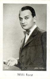 1930-39 Josetti Filmbilder Series 1 #54 Willi Forst Front