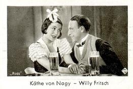 1930-39 Josetti Filmbilder Series 1 #129 Kathe von Nagy / Willy Fritsch Front