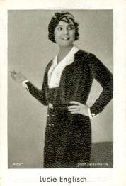 1930-39 Josetti Filmbilder Series 1 #229 Lucie Englisch Front