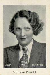 1930-39 Josetti Filmbilder Series 2 #299 Marlene Dietrich Front
