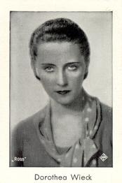 1930-39 Josetti Filmbilder Series 2 #337 Dorothea Wieck Front