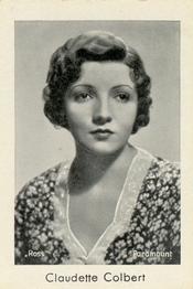 1930-39 Josetti Filmbilder Series 2 #443 Claudette Colbert Front
