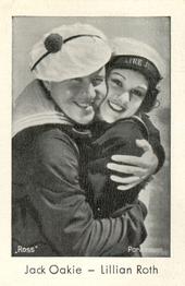 1930-39 Josetti Filmbilder Series 2 #514 Jack Oakie / Lillian Roth Front