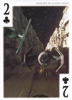 2015 Cartamundi Star Wars Classic Playing Cards #2♣ Episode IV : A New Hope Front