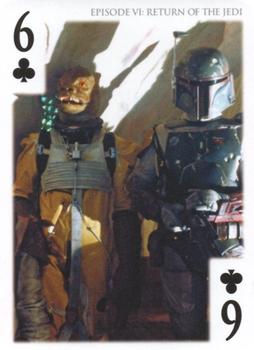 2015 Cartamundi Star Wars Classic Playing Cards #6♣ Episode VI : Return Of The Jedi Front