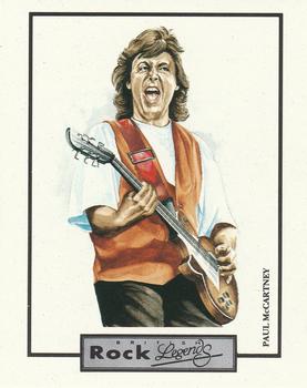 1992 Legends Wall of Fame British Rock Legends #12 Paul McCartney Front