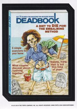 2014 Topps Wacky Packages Old School Series 5 #NNO Deadbook Front