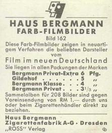 1934 Haus Bergmann Farb-Filmbilder #162b Oliver Hardy Back