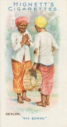 1907 Hignett's Cigarettes Greetings of the World #2 Ceylon Front