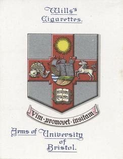 1923 Wills's Arms of Universities #5 University of Bristol Front
