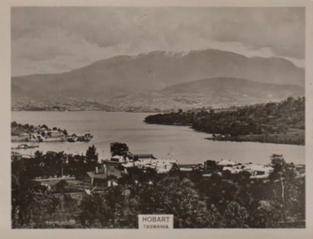 1925 Wills's Australian Scenic Series #96 Hobart Front