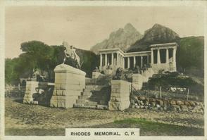 1925 Cavanders The Colonial Series #2 Rhodes Memorial, Rondebosch, Capetown Front