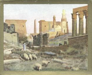 1926 Major Drapkin & Co. Around the Mediterranean (Large) #40 Luxor - Temple Ruins Front