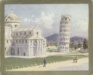 1926 Nicolas Sarony & Co. Around the Mediterranean (Large) #8 Pisa - The Cathedral and Leaning Tower Front