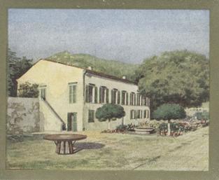 1926 Nicolas Sarony & Co. Around the Mediterranean (Large) #9 Elba - Napoleon's Villa Front
