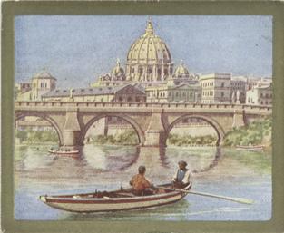 1926 Nicolas Sarony & Co. Around the Mediterranean (Large) #11 Rome - St Peter's from the Tiber Front