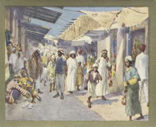 1926 Nicolas Sarony & Co. Around the Mediterranean (Large) #28 Bagdad - The Bazaar Quarter Front