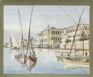 1926 Nicolas Sarony & Co. Around the Mediterranean (Large) #41 Alexandria - Ras-et Tin Palace Front