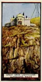 1926 Wills's Lighthouses (Three Castles back) #2 Great Orme Lighthouse Front