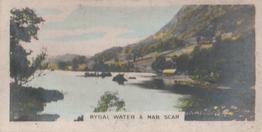 1927 Army Club Beauty Spots of Great Britain (Small) #3 Rydal Water and Nab Scar. Front