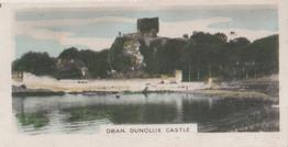 1927 Army Club Beauty Spots of Great Britain (Small) #9 Oban.  Dunollie Castle. Front