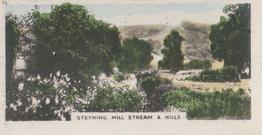 1927 Army Club Beauty Spots of Great Britain (Small) #15 Steynling.  Mill Stream and Hills. Front