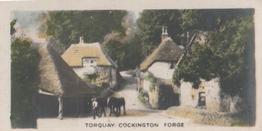 1927 Army Club Beauty Spots of Great Britain (Small) #25 Torquay.  Cockington Forge. Front