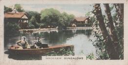 1927 Army Club Beauty Spots of Great Britain (Small) #30 Wroxham Bungalows. Front
