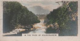 1927 Army Club Beauty Spots of Great Britain (Small) #38 In the Pass of Lilliecrankle. Front