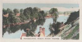 1927 Army Club Beauty Spots of Great Britain (Small) #43 Pangbourne Reach.  River Thames. Front