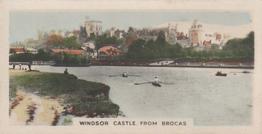 1927 Army Club Beauty Spots of Great Britain (Small) #50 Windsor Castle from Brocas Front