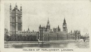 1929 Major Drapkin & Co. Around Britain (Small) #1 Houses of Parliament, London Front