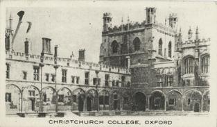1929 Major Drapkin & Co. Around Britain (Small) #8 Christchurch College, Oxford Front