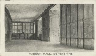 1929 Major Drapkin & Co. Around Britain (Small) #11 Haddon Hall, Derbyshire Front