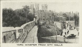 1929 Major Drapkin & Co. Around Britain (Small) #12 York Minster from City Walls Front
