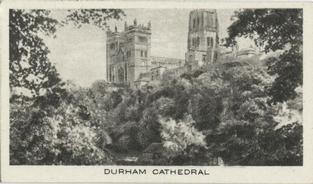 1929 Major Drapkin & Co. Around Britain (Small) #13 Durham Cathedral Front