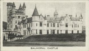 1929 Major Drapkin & Co. Around Britain (Small) #17 Balmoral Castle Front