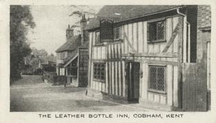 1929 Major Drapkin & Co. Around Britain (Small) #47 Leather Bottle Inn, Cobham, Kent Front