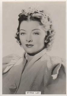 1938 Ardath Photocards Group E #NNO Myrna Loy Front